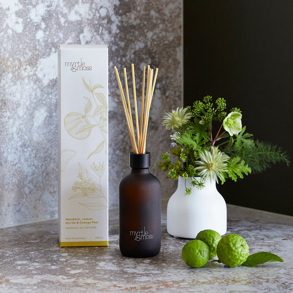250ml Essential Oil Diffuser - Bergamot, Tangerine, and Geranium Leaf