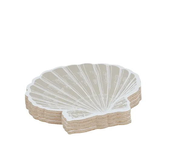 Clam Coaster set of 4