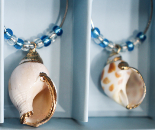 Wine Glass Charms - Seashells
