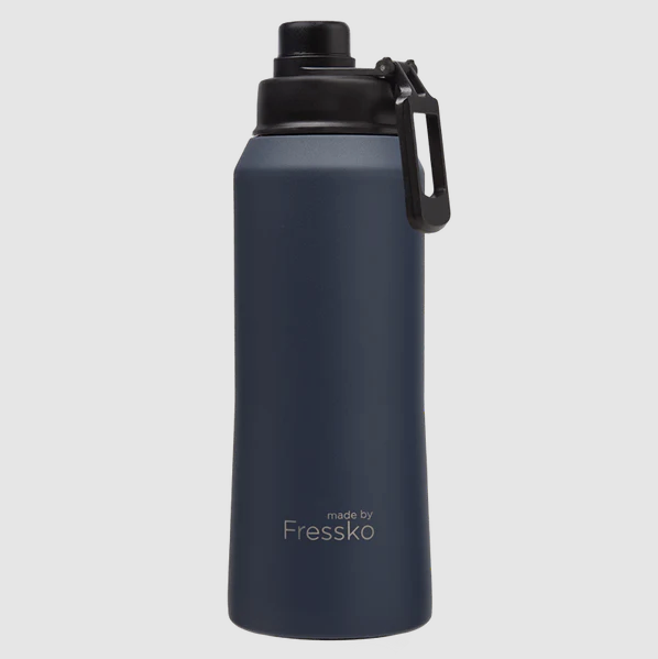 Core 1Ltr Drink Bottle made by Fressko - Denim