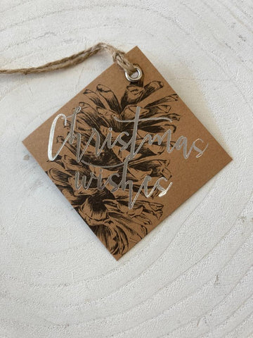 Pinecone Gift Tag