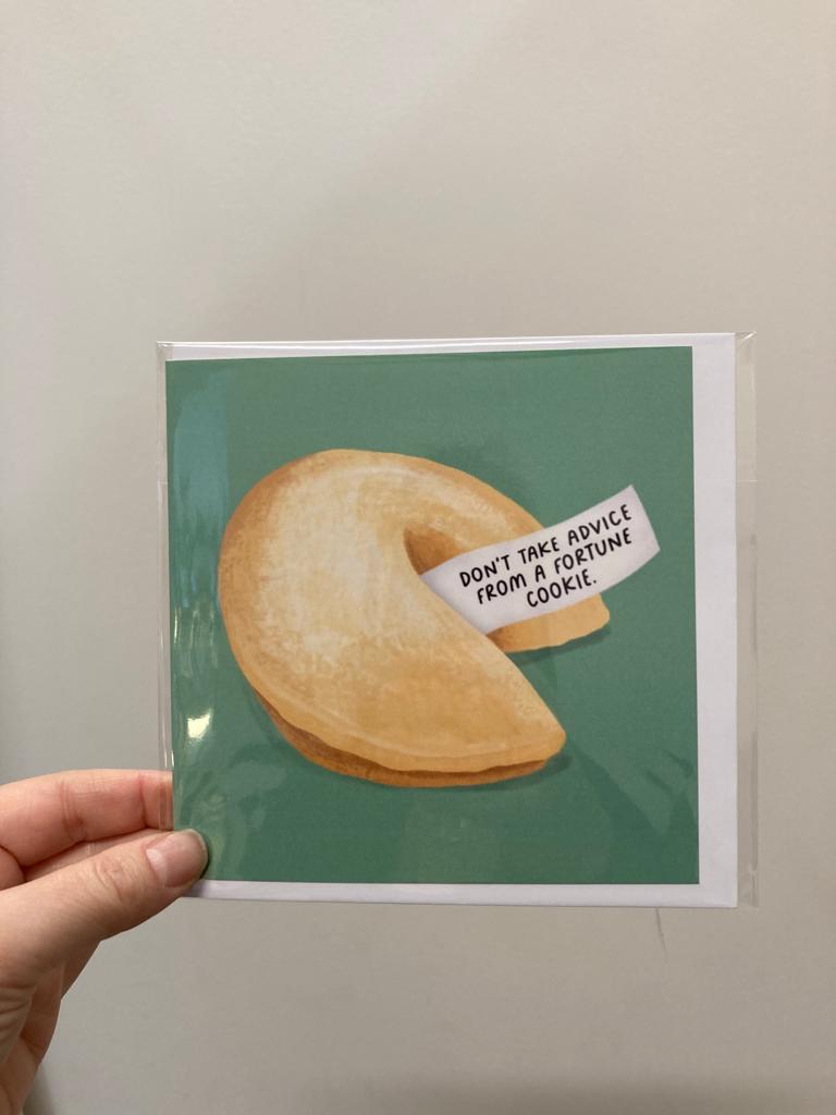 Fortune Cookie Card - Advice