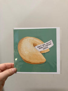 Fortune Cookie Card - Advice