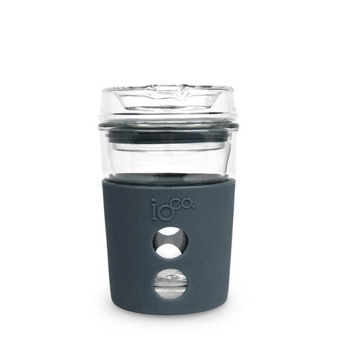 4oz Piccolo Glass Coffee / Tea Travel Cup - Navy