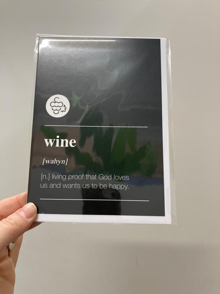 Quote Card - Wine