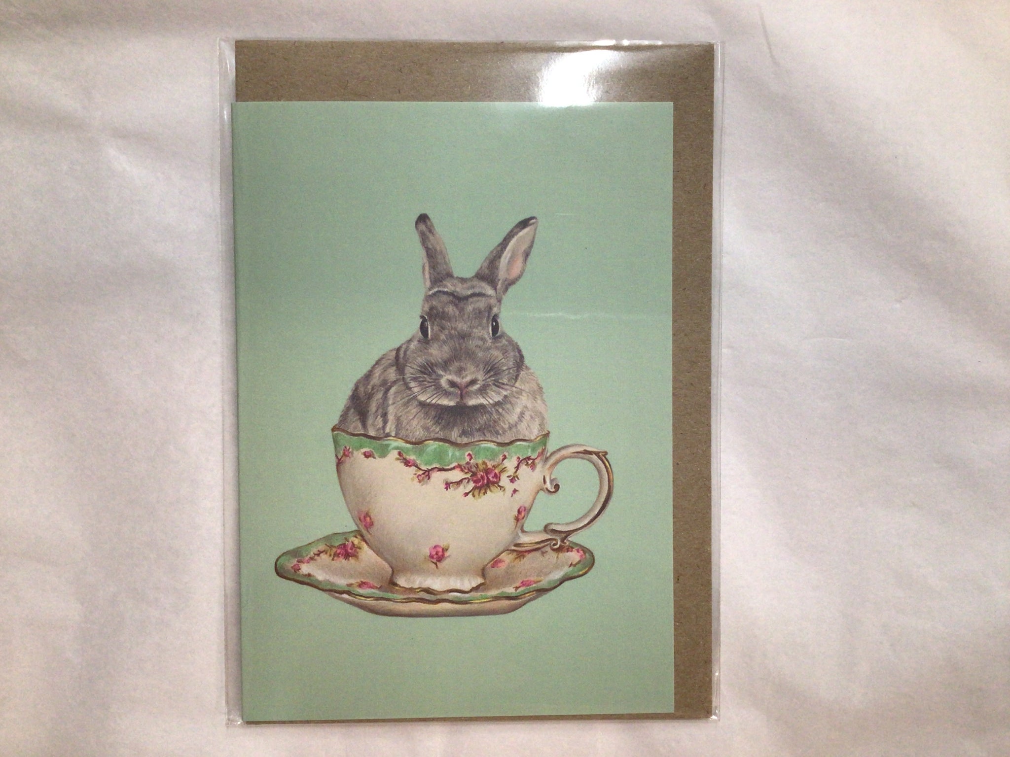 Greeting Card - Tea Time (Rabbit)