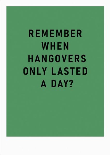 Card - Hangovers