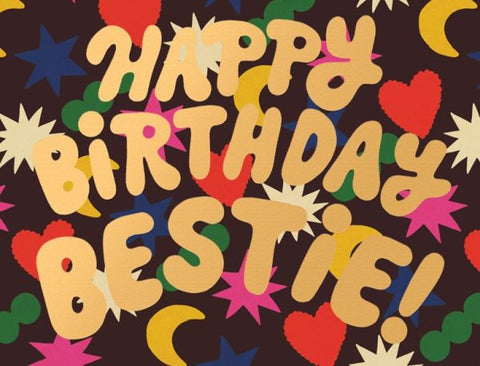 Foil Card - Birthday Bestie