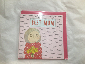 Greeting Card - Best Mum - Rosie Made a Thing