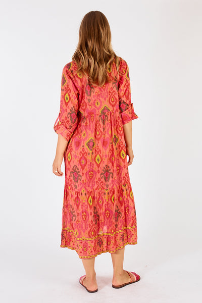 Augusta Midi Dress - Melon 20% Off!