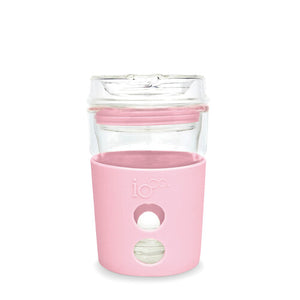 4oz Piccolo Glass Coffee / Tea Travel Cup - Marshmallow