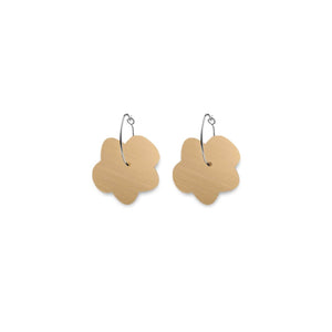 Signature Small Flower Hoop Earrings