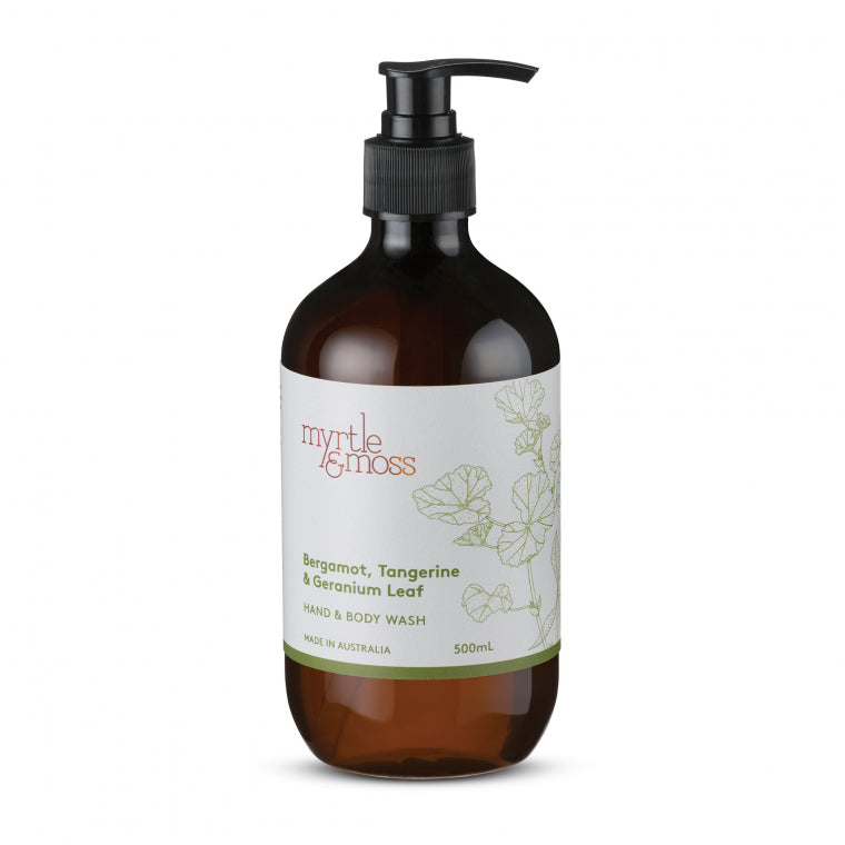 Hand & Body Wash - Bergamot Rind, Tangerine & Geranium Leaf 250ml