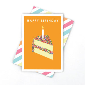 Freckle Birthday Cake Card
