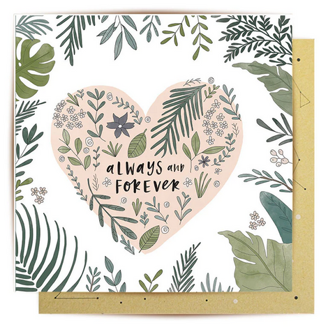 Always And Forever Greeting Card