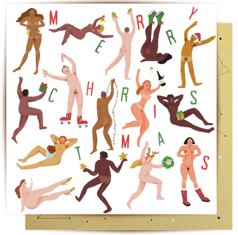 Greeting Crad - Nudie Christmas