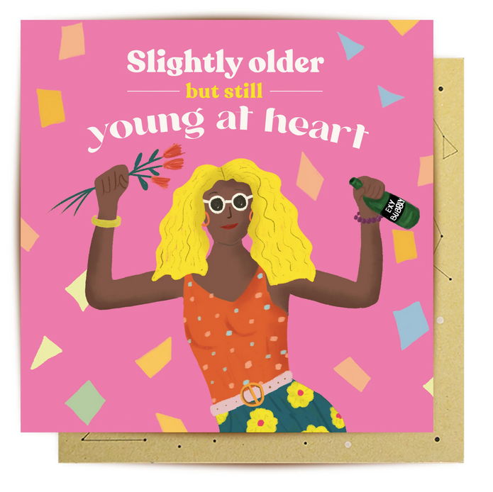 Slightly Older Greeting Card