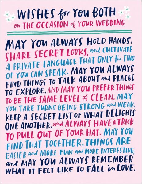 Wishes For You Both - Wedding Card