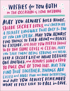 Wishes For You Both - Wedding Card