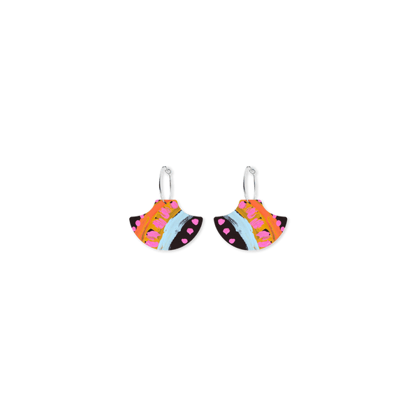 Murdie Morris Dreaming Pagoda Hoop Earrings
