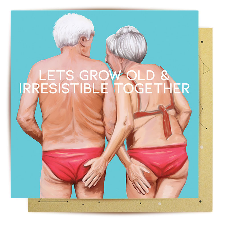 Old and Irresistible Together Card