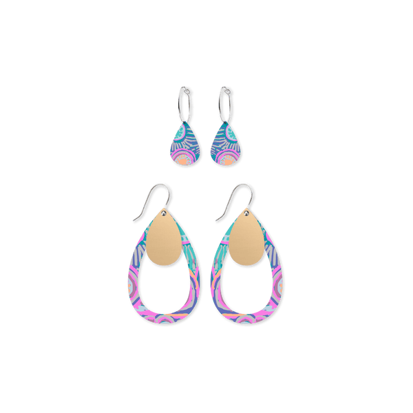 Murdie Morris Storytelling Trinity Tear Pack Earrings