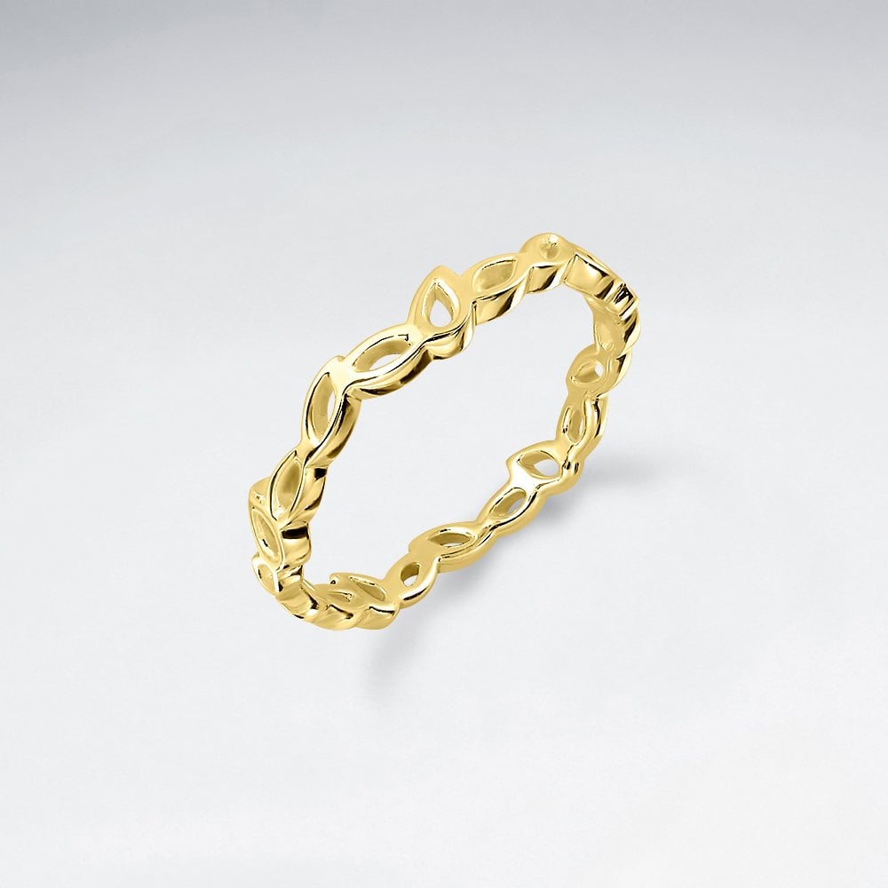 Open Leaf Ring
