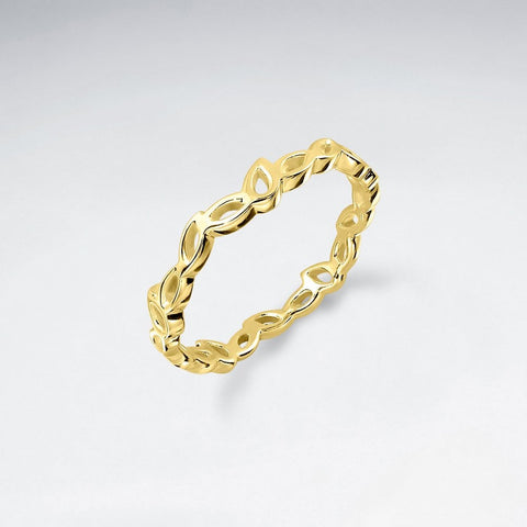 Open Leaf Ring