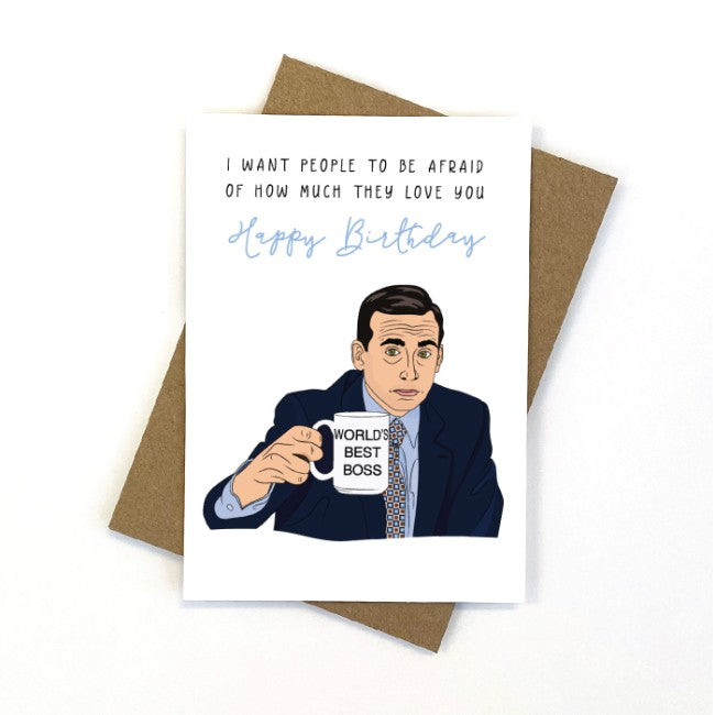 The Office Birthday Card