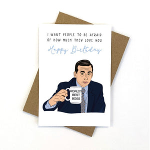 The Office Birthday Card